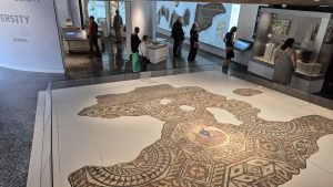 Jewry Wall Interior mosaic exhibit