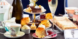 afternoon tea on a table
