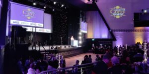 Leicester curry awards night with a crowd