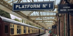 A platform at great central railway