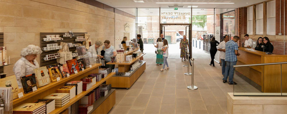 the interior of the KRIII Visitor Centre