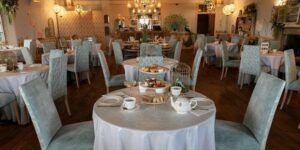 Afternoon tea in a dining area