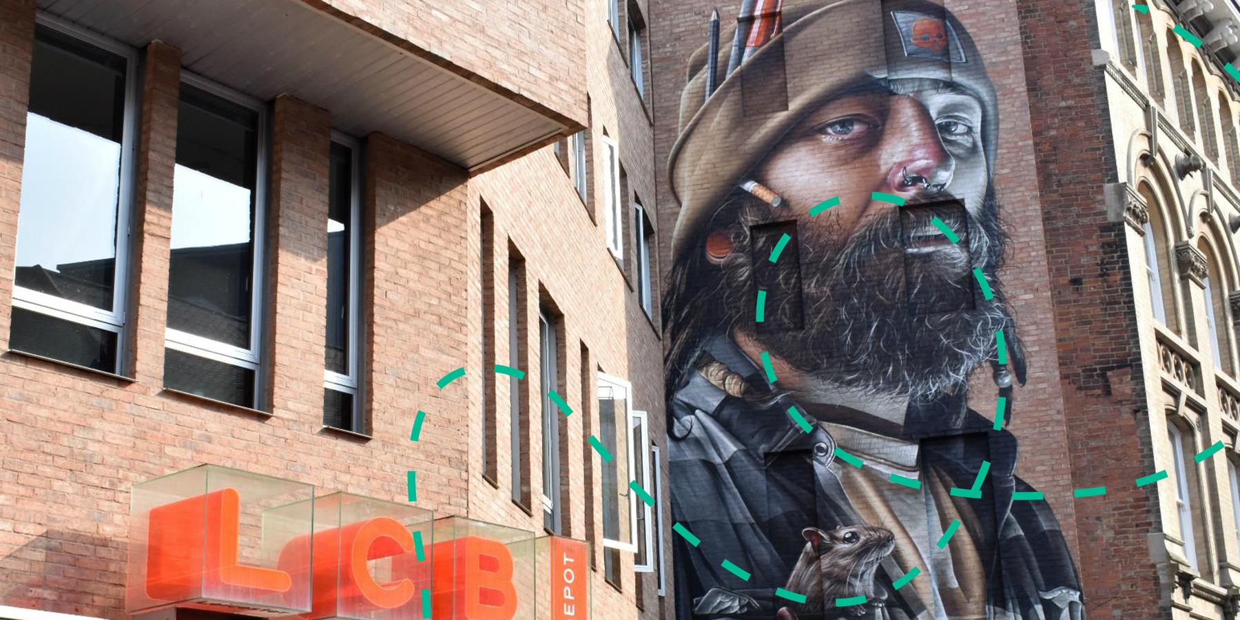 street Artwork on LCB depot