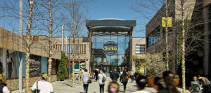 Fosse Park food market from the outside view