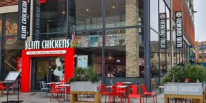 slim chickens fast food exterior
