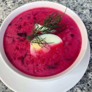 pink soup