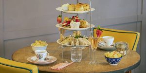 Afternoon tea on a table