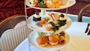 Afternoon tea on a fancy table