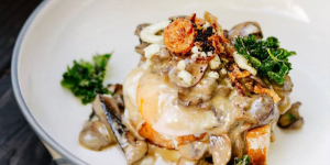 fancy mushroom on toast