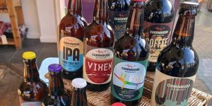 selection of craft beers
