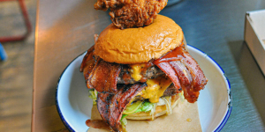 bacon cheeseburger