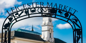 leicester market steel archway