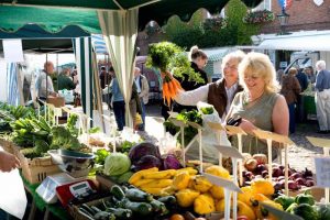 fruit and veg at a market