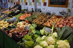 fruit and veg at a market