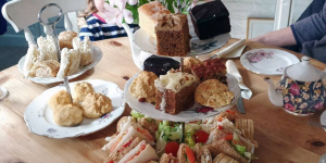 afternoon tea and scones
