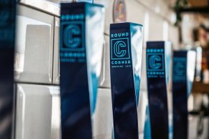 beer taps lined up