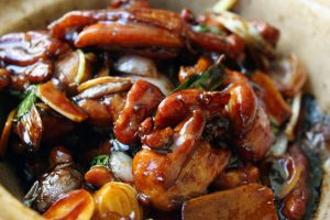 Indo-chinese curry dish