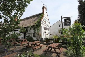 green british pub garden exterior
