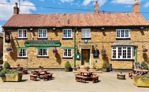 exterior of pub garden