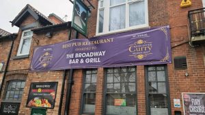 exterior of broadway bar and grill