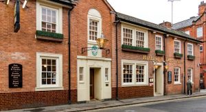 exterior of the rutland and derby pub