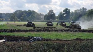 The tank battle at the Victory show