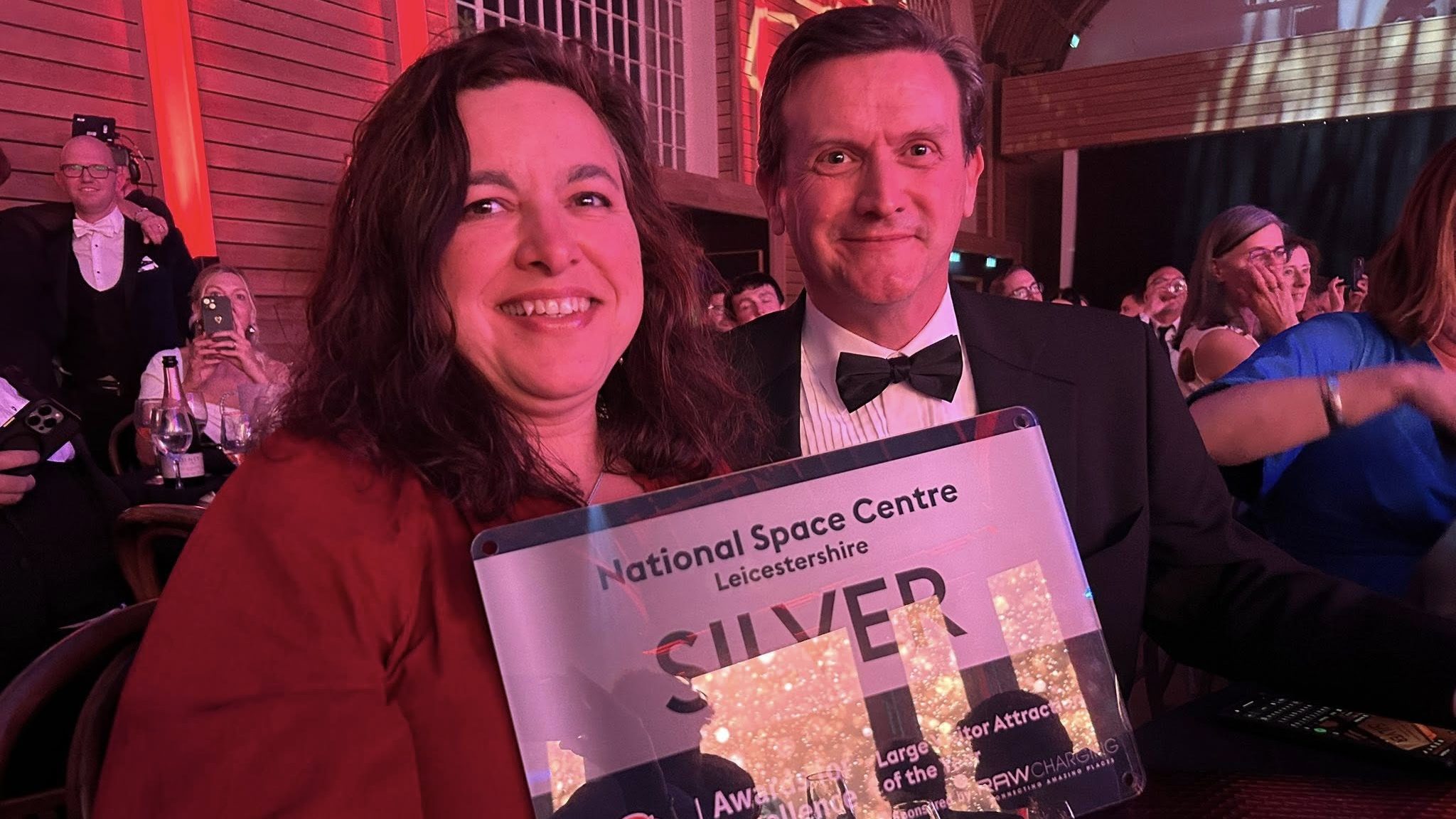 The Space Centre team with their Silver award