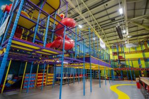 A soft play centre at Oadby leisure centre