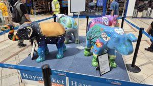 Mini elephants on the Stomp Round Leicester trail