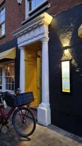 The front door of Hive and Honey