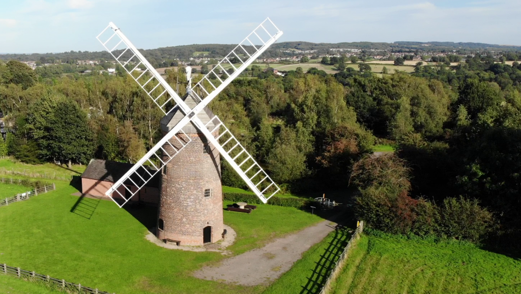 Hough Mill from the air