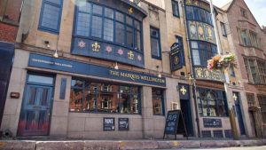 exterior of marquis wellington pub