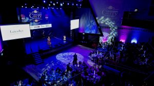 The stage at the Curry Awards
