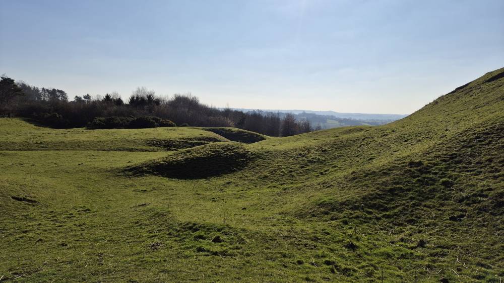 Burrough Hill earthworks