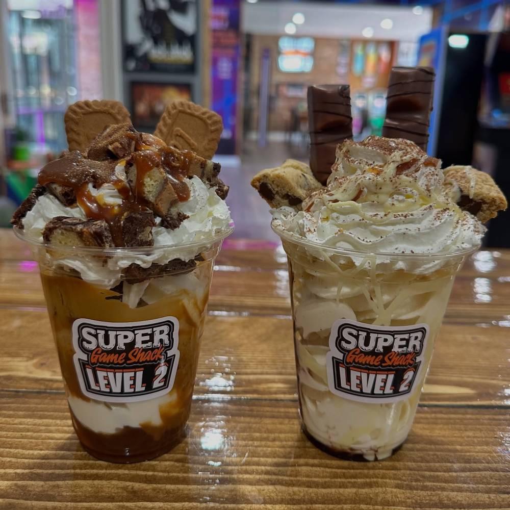 Drinks at Super Games Shack Level 2