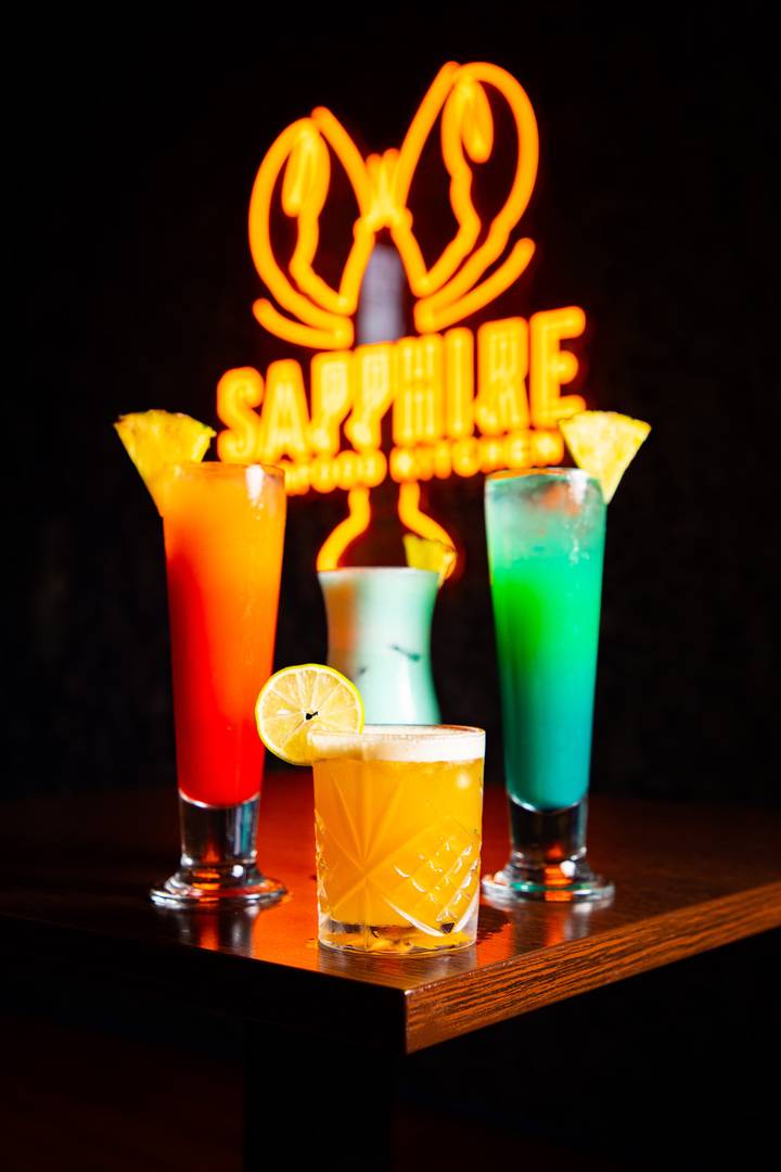 Cocktails at Sapphire Seafood Kitchen