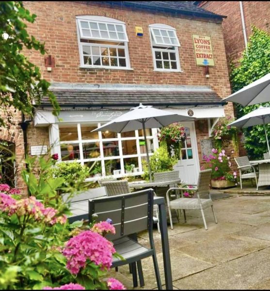 The Courtyard seating and front