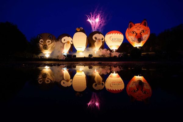 hot air balloons