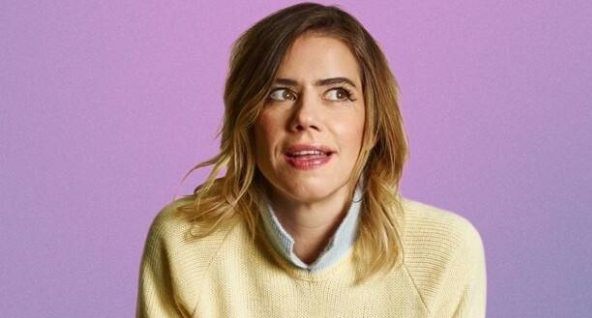 image of woman with tongue out