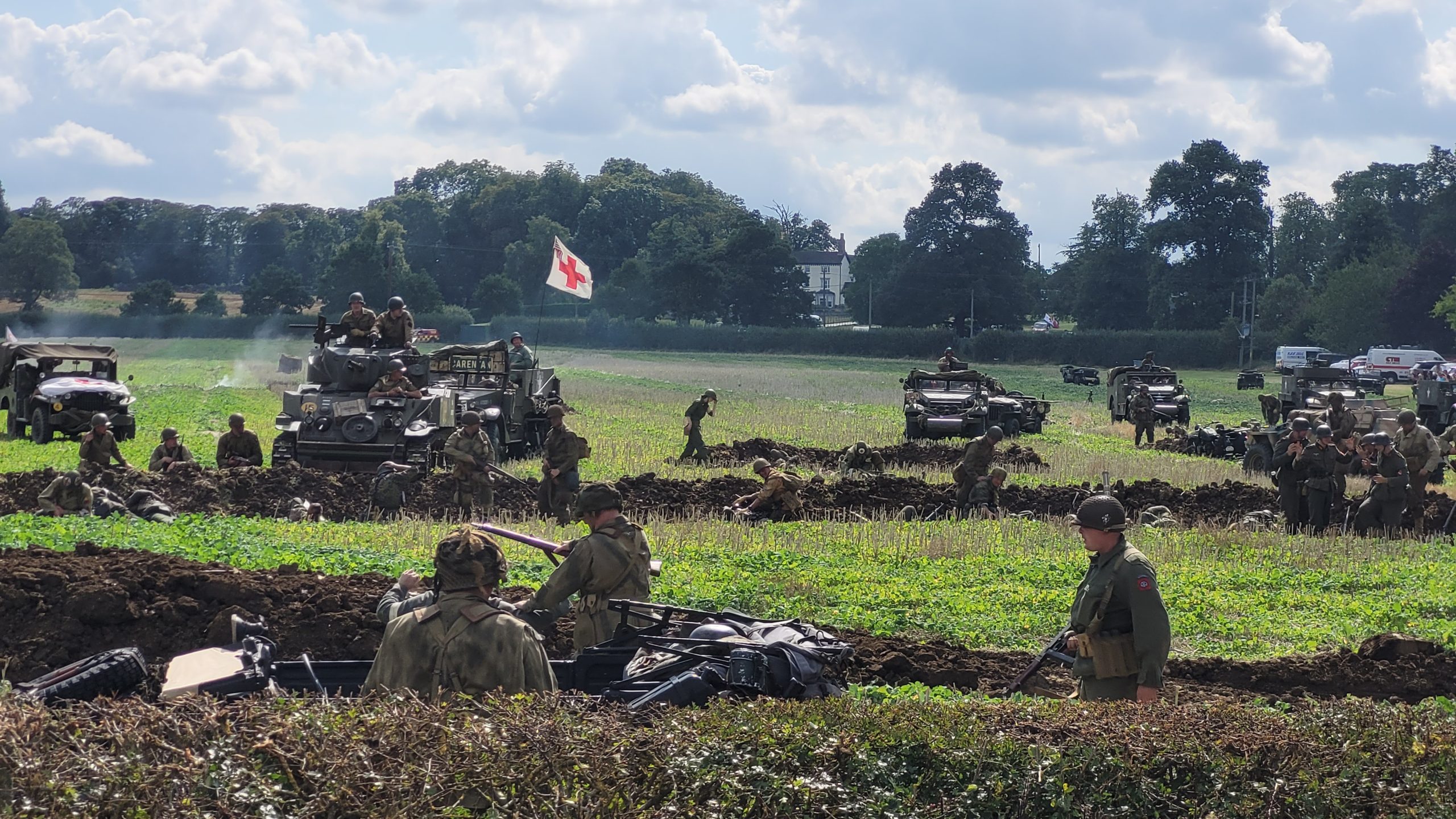 The Victory Show tank battle