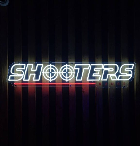 Shooters Range sign