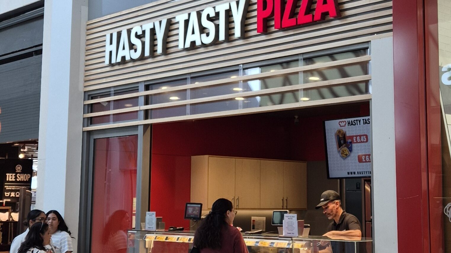 Hasty Tasty Pizza shop front