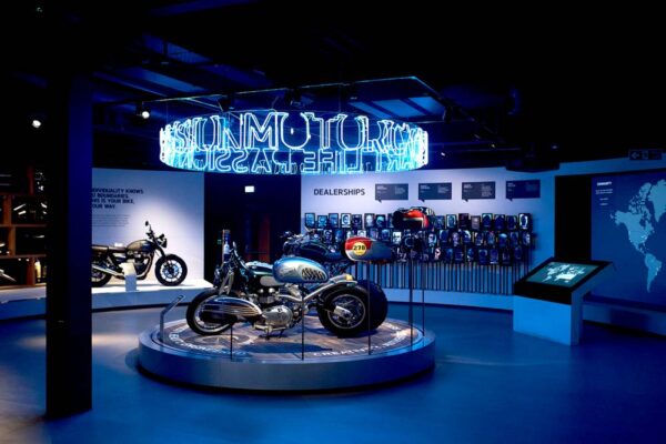 bikes on a plinth
